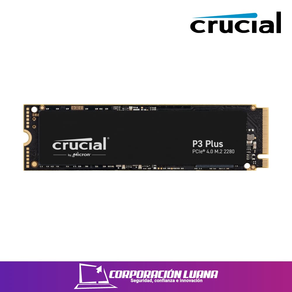 Foto del producto SSD CRUCIAL P3 PLUS 1TB ( CT1000P3PSSD8 ) M.2 - NVME PCIE GEN 4