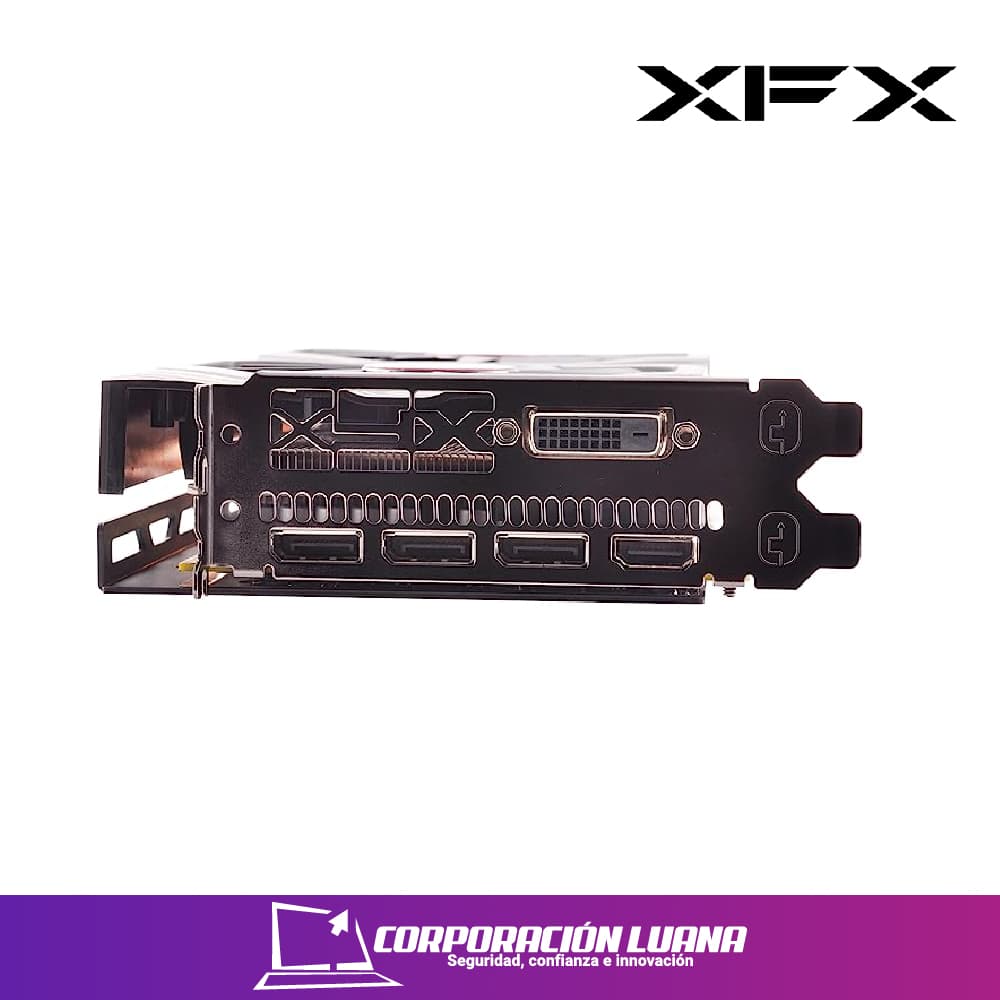 Imagen de TARJETA DE VIDEO XFX RADEON RX 580 ( RX-580P8DFD6 ) 8GB | X2 FAN | 3 DP | HDMI