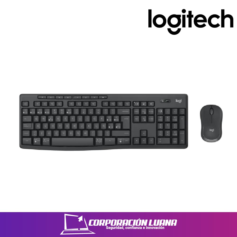 Foto del producto COMBO LOGITECH INALAMBRICO MK370 FOR BUSINESS ( 920-012063 ) TECLADO+MOUSE | NEGRO