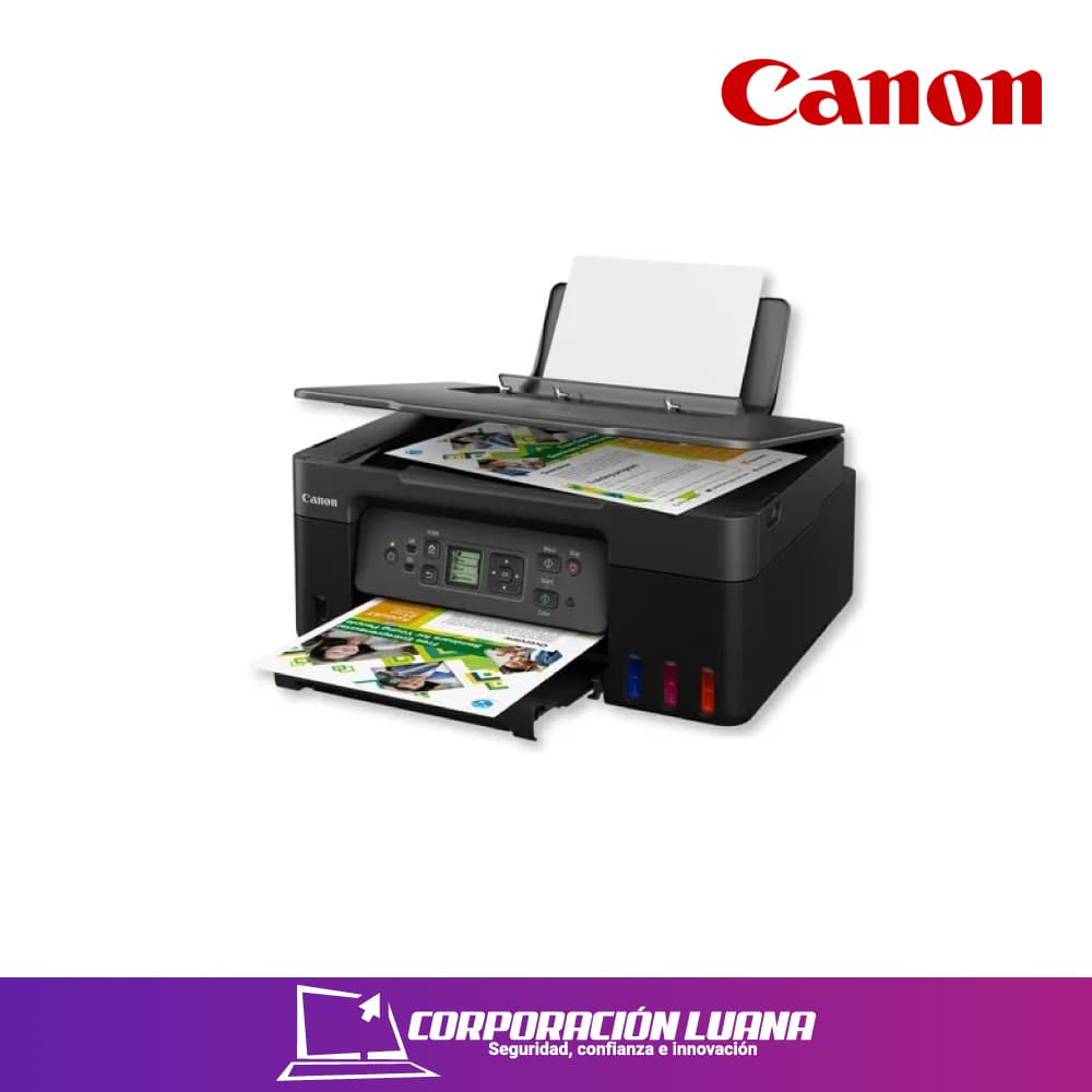 Foto del producto IMPRESORA MULTIFUNCIONAL  CANON PIXMA G3170 IMPRIME/COPIA/ EESCANER Y WIFI