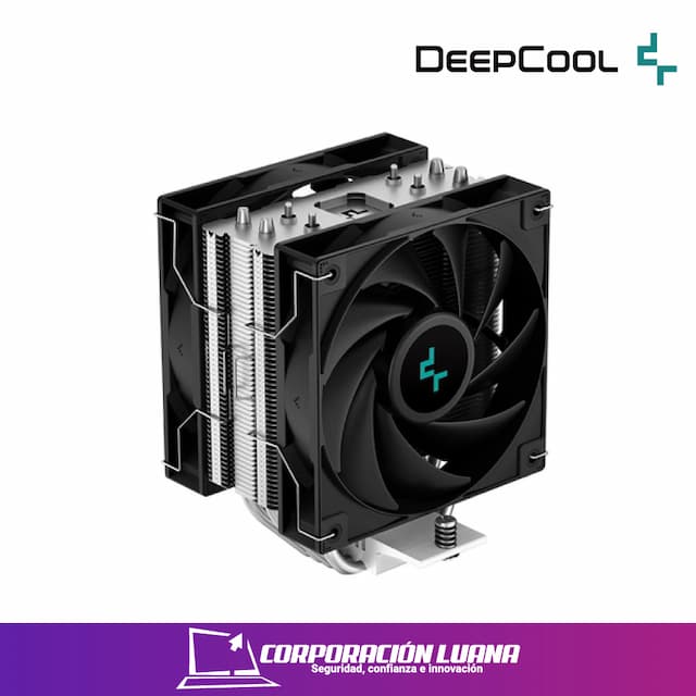 COOLER PROCESADOR DEEPCOOL AG400 PLUS ( R-AG400-BKNNMD-G ) NEGRO