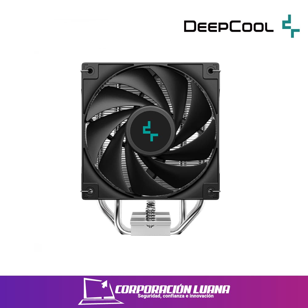 Imagen de COOLER PROCESADOR DEEPCOOL AG400 DIGITAL ( R-AG400-BKADMN-G-1 ) LED RGB