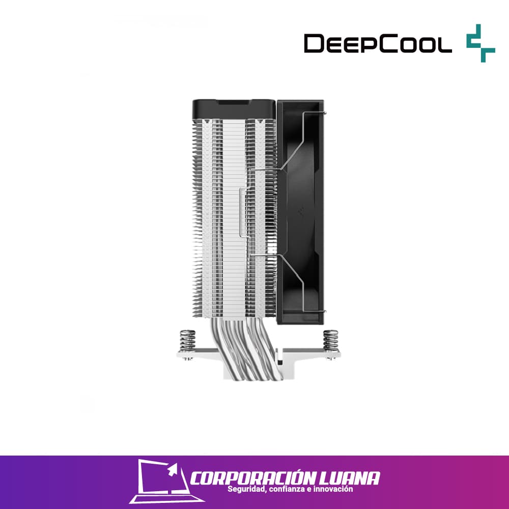 Imagen de COOLER PROCESADOR DEEPCOOL AG400 DIGITAL ( R-AG400-BKADMN-G-1 ) LED RGB