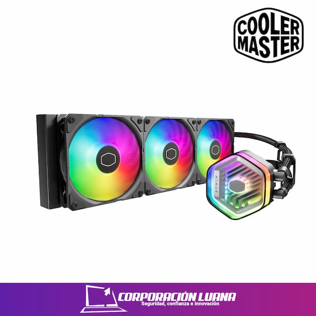 REFRIGERACION LIQUIDA COOLER MASTER MASTERLIQUID 360 ATMOS ( MLX-D36M-A25PZ-R1 ) ARGB | AMD-INTEL