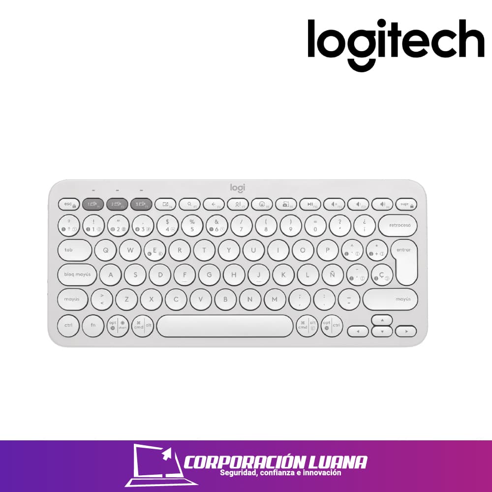 Foto del producto TECLADO LOGITECH PEBBLE 2 K380S ( 920-011784 ) BT - WIRELESS | WHITE