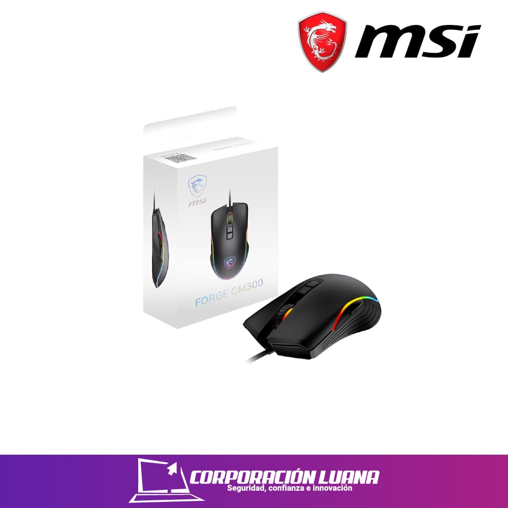 MOUSE MSI FORCE GM300 ( FORCE-GM300 ) 7200 DPI | 10MC