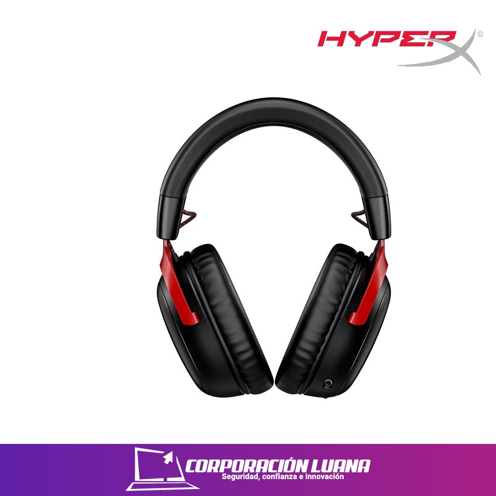 AUDIFONOS HYPERX CLOUD III WIRELESS LEGENDARY SOUND ( N53162-001 ) ROJO | PC - PS5,PS4 - SWTICH