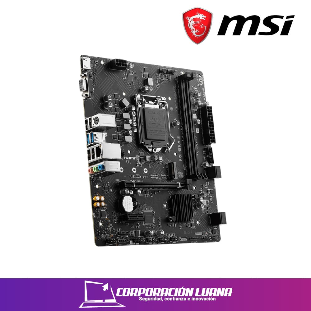 Imagen de MOTHERBOARD MSI H510M-B ( PRO H510M-B ) DDR4 | LGA1200 | SOLO DECIMA