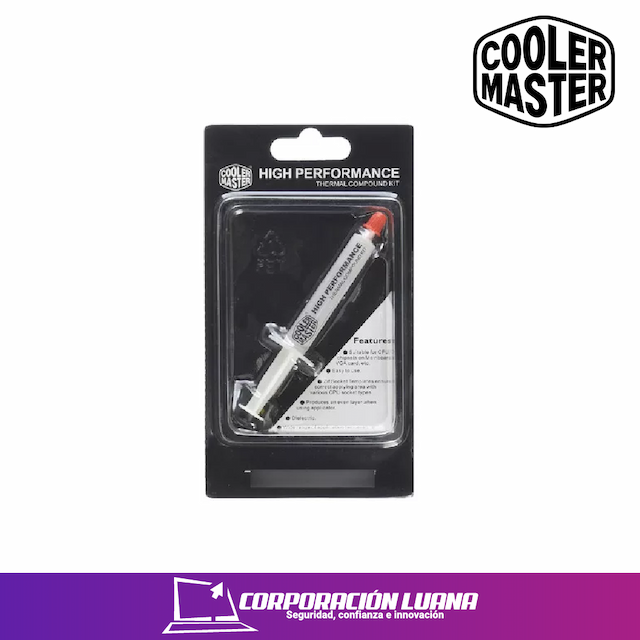 PASTA TERMICA COOLER MASTER HIGH PERFORMANCE RPD GREASE (HTK-002-U1) 0.8 (W/METER- °C) / 2G