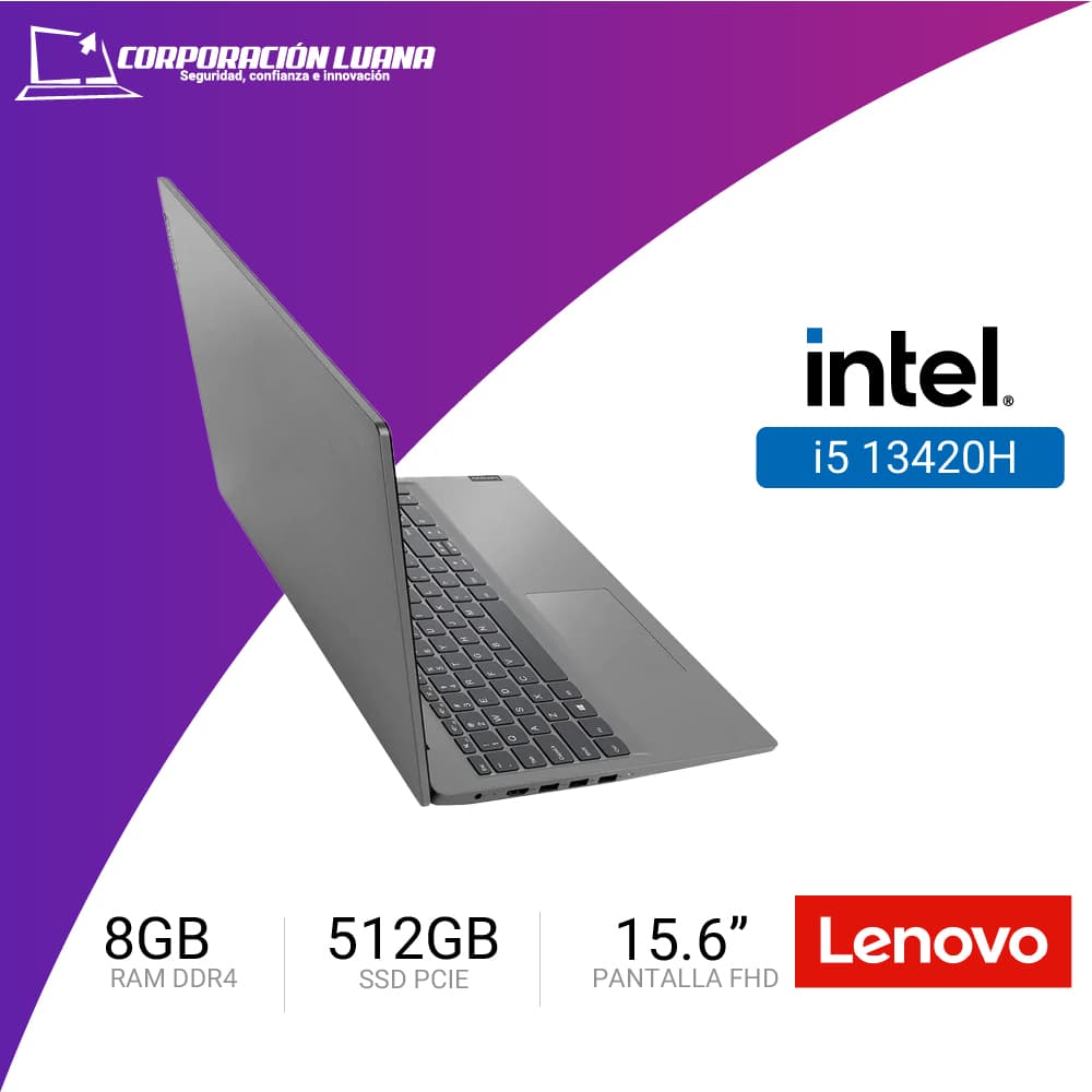 Imagen de LAPTOP LENOVO V15 G4 INTEL I5 13420H ( V15 G4 IRU ) RAM 8GB | SSD 512 | 15.6" FHD | GRAFICA INTEGRADA | FREE OS