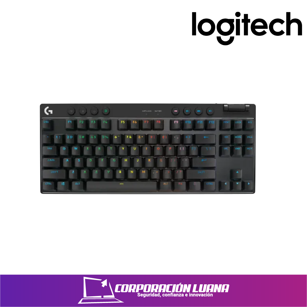 Foto del producto TECLADO LOGITECH PRO X TKL LIGHTSPEED USB BLACK ( 920-012127 )