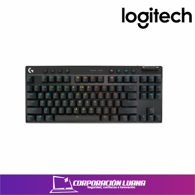 TECLADO LOGITECH PRO X TKL LIGHTSPEED USB BLACK ( 920-012127 )