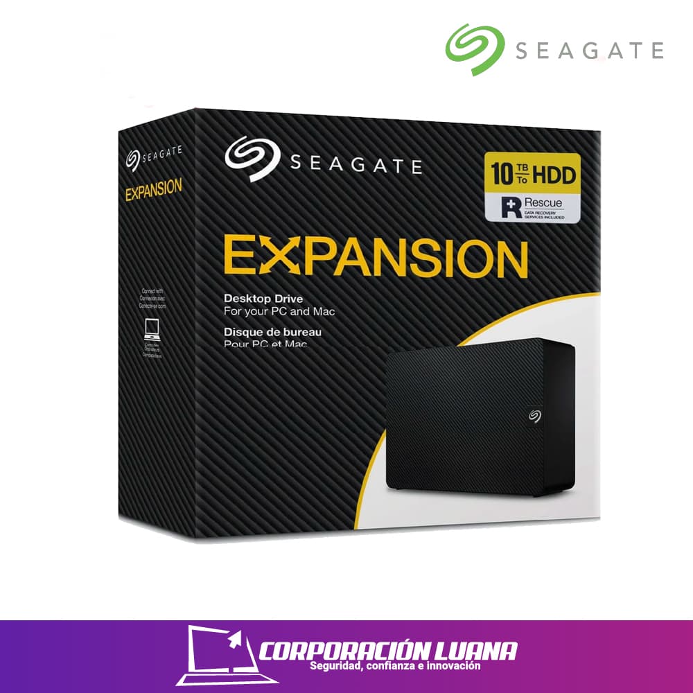 Foto del producto DISCO DURO EXTERNO SEAGATE EXPANSION 10TB ( STKP10000400 ) USB 3.0