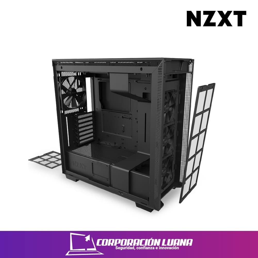 Imagen de CASE NZXT MID TOWER ( H710 ) NEGRO - NEGRO | ATX