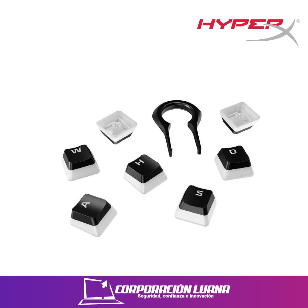 Imagen de TECLAS PUDDING KEYCAPS HYPERX ( 4P5P4A2#AC4 ) PARA TECLADOS MECANICOS