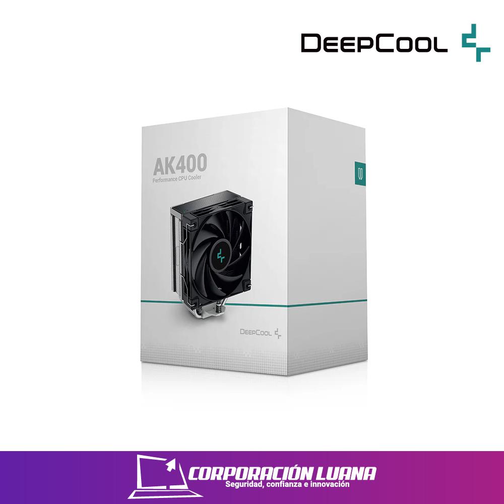 COOLER PARA PROCESADOR DEEP COOL AK400 ( R-AK400-BKNNMN-G-1 )