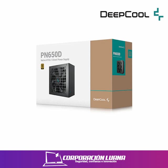 FUENTE DE PODER DEEP COOL PK650D ( R-PK650D-FA0B-US ) BRONZE