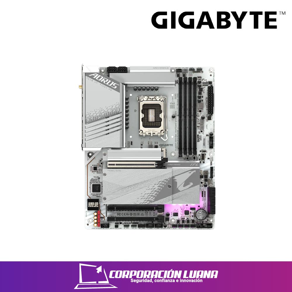 Imagen de MOTHERBOARD GIGABYTE Z790 A ELITE AX ICE ( Z790-A-ELITE-AX-ICE ) DDR5 | WIFI | LGA1700