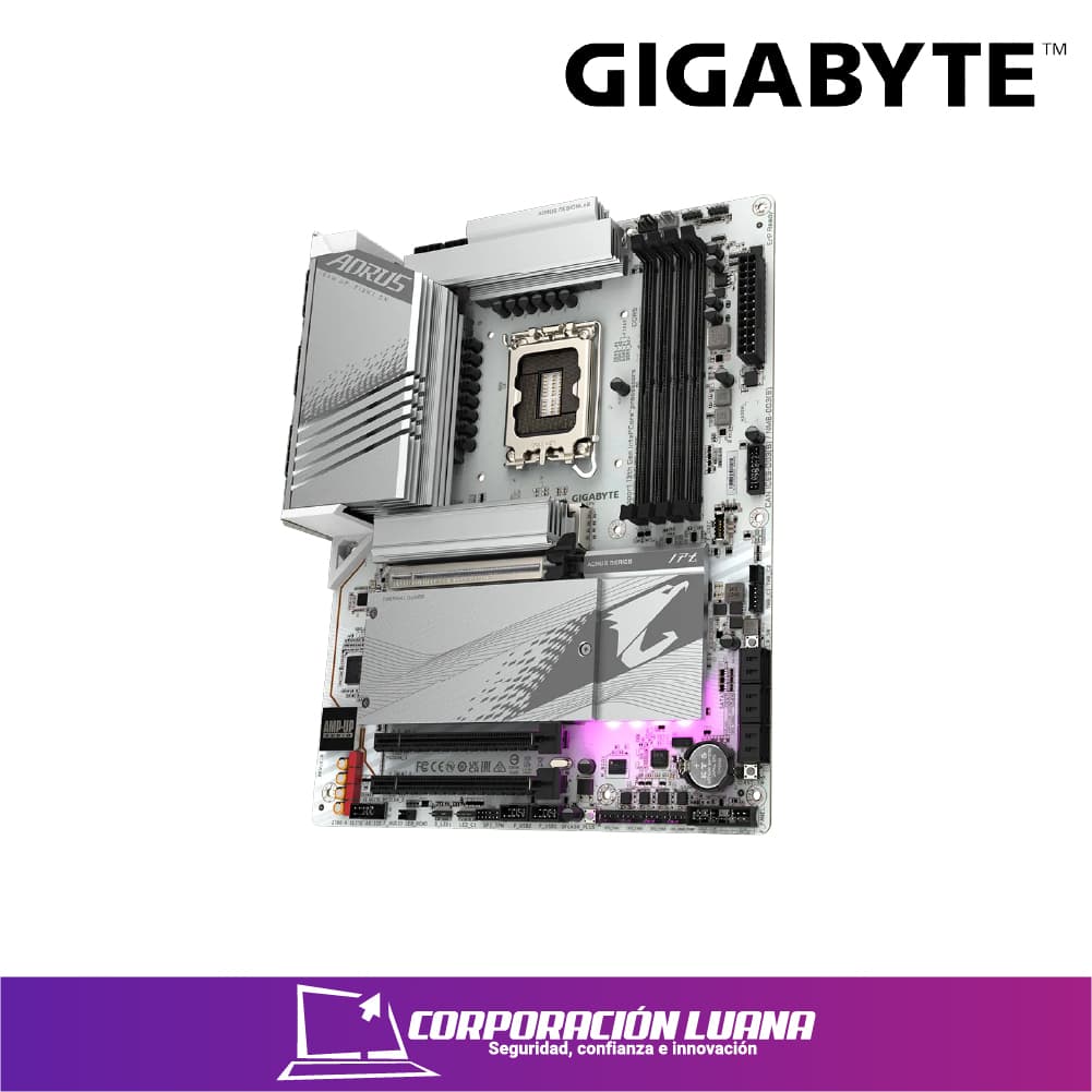 Imagen de MOTHERBOARD GIGABYTE Z790 A ELITE AX ICE ( Z790-A-ELITE-AX-ICE ) DDR5 | WIFI | LGA1700