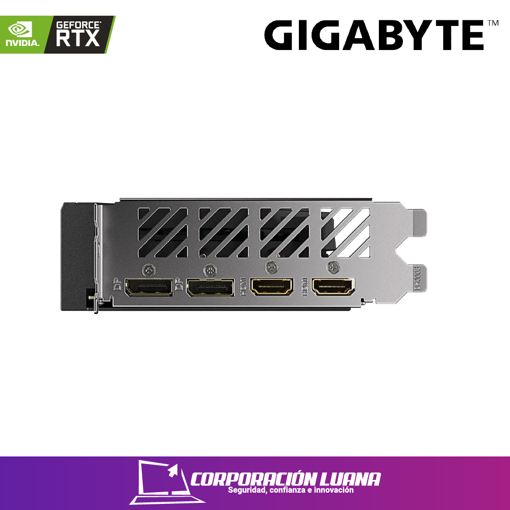 Imagen de TARJETA DE VIDEO GIGABYTE 4060 TI WINDFORCE ( GV-N406TW2OC-8GD ) 8GB - GDDRX6 | X2 FAN | 2 DP - 2 HDMI