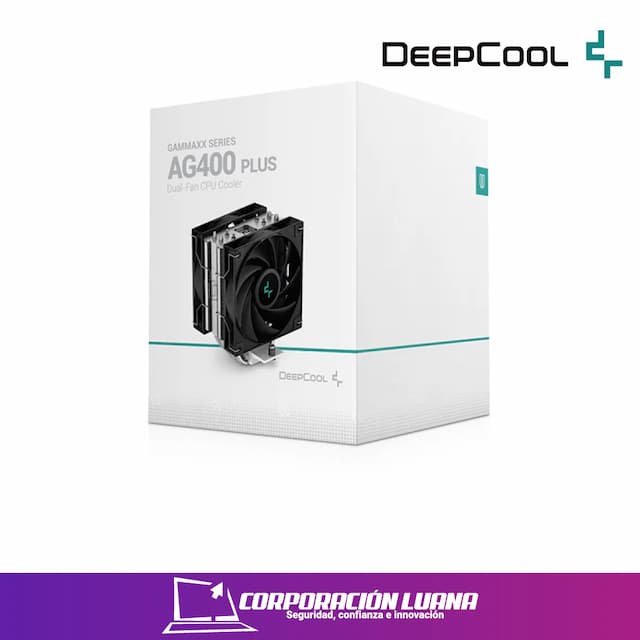 COOLER PARA PROCESADOR DEEP COOL AG400 DIGITAL PLUS ( R-AG400-BKADMP-G-1 ) AMD/INTEL | LED ARGB
