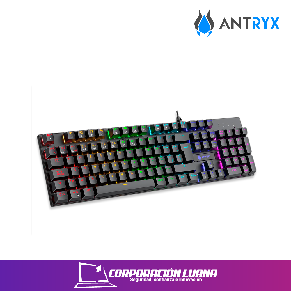 Imagen de COMBO ANTRYX GC-3100 X3 ( AGC-3100-X3KRE-SP ) TECLADO+MOUSE+AUDIFONOS | SWITCH RED