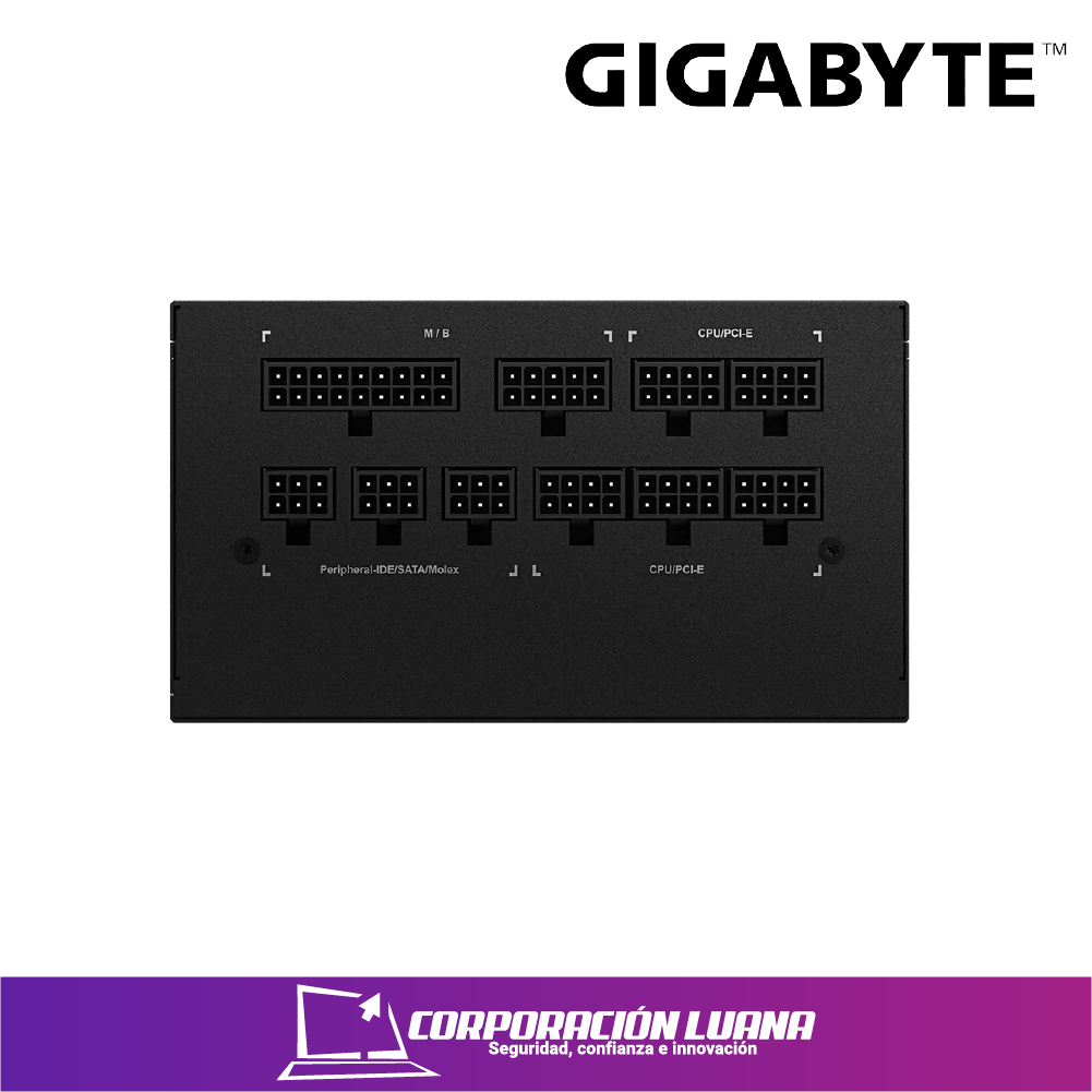 Imagen de FUENTE DE PODER GIGABYTE UD 850W ( GP-UD850GM P5 ) 80 PLUS GOLD | FULL MODULAR