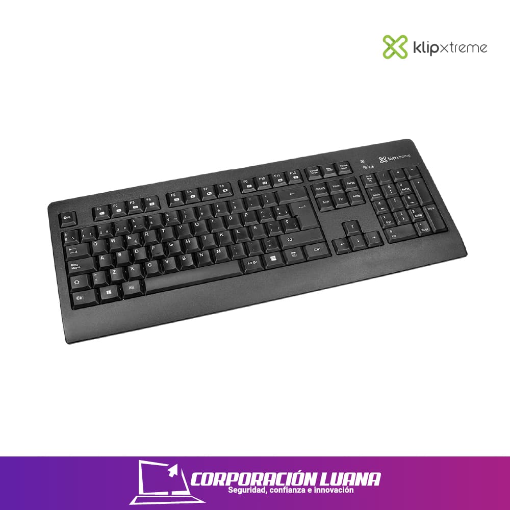 Imagen de COMBO INALAMBRICO KLIP XTREME INSPIRE ( KCK-265S ) TECLADO+MOUSE | NEGRO | USB