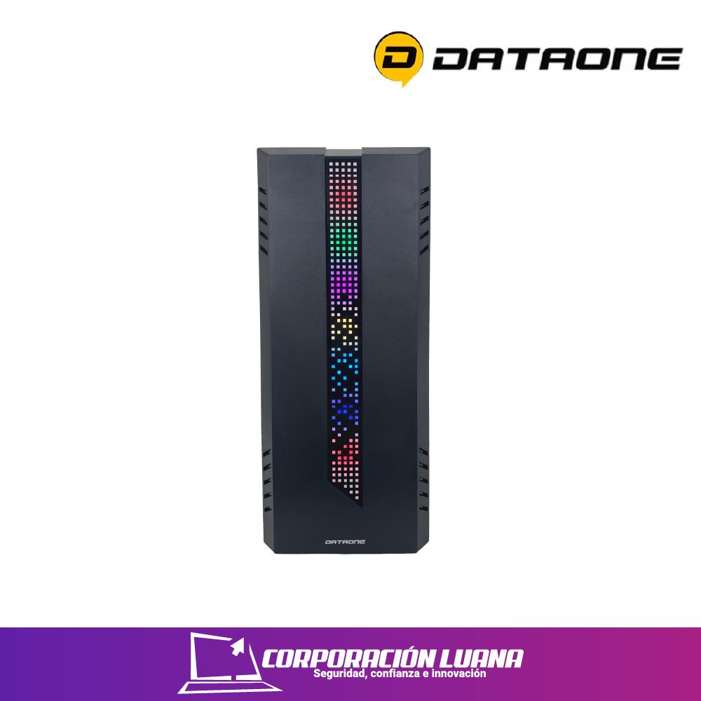 CASE DATAONE APOLO ( APOLO431 ) C/FUENTE 600W NEGRO | LED RGB