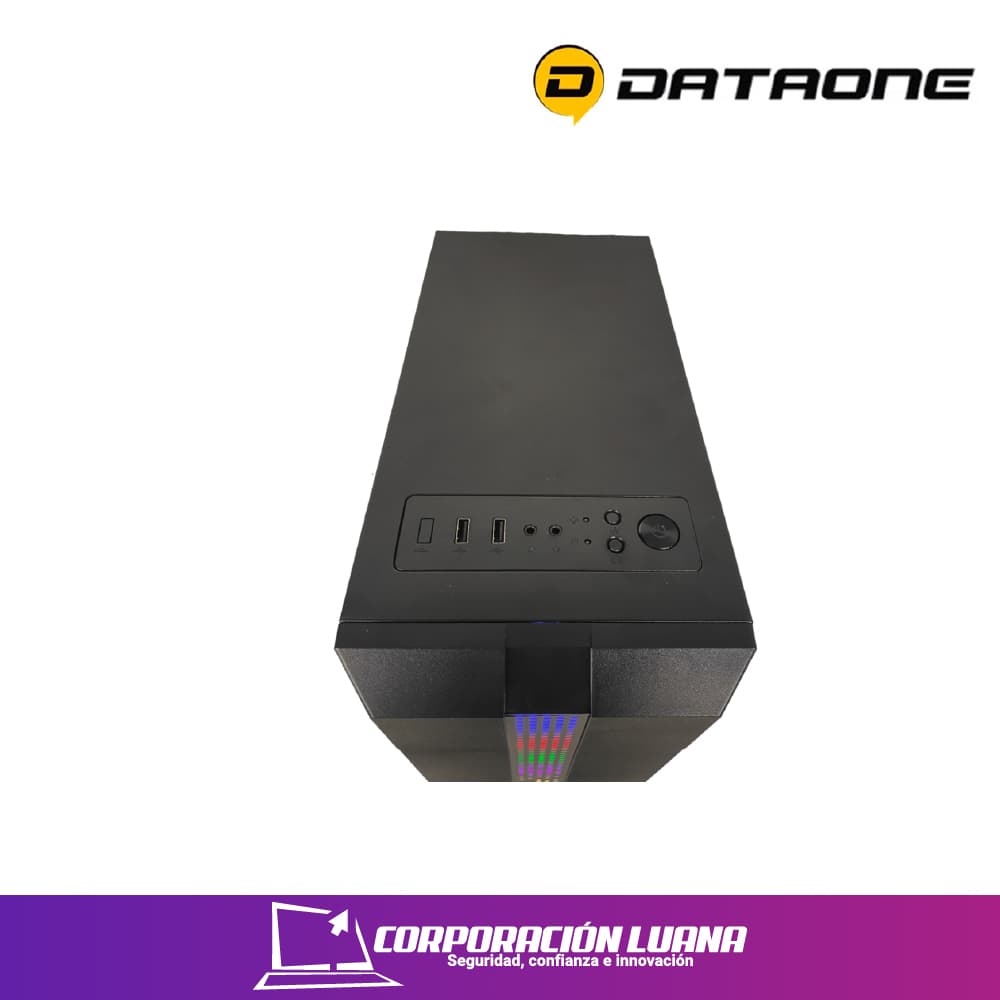 Imagen de CASE DATAONE APOLO ( APOLO431 ) C/FUENTE 600W NEGRO | LED RGB