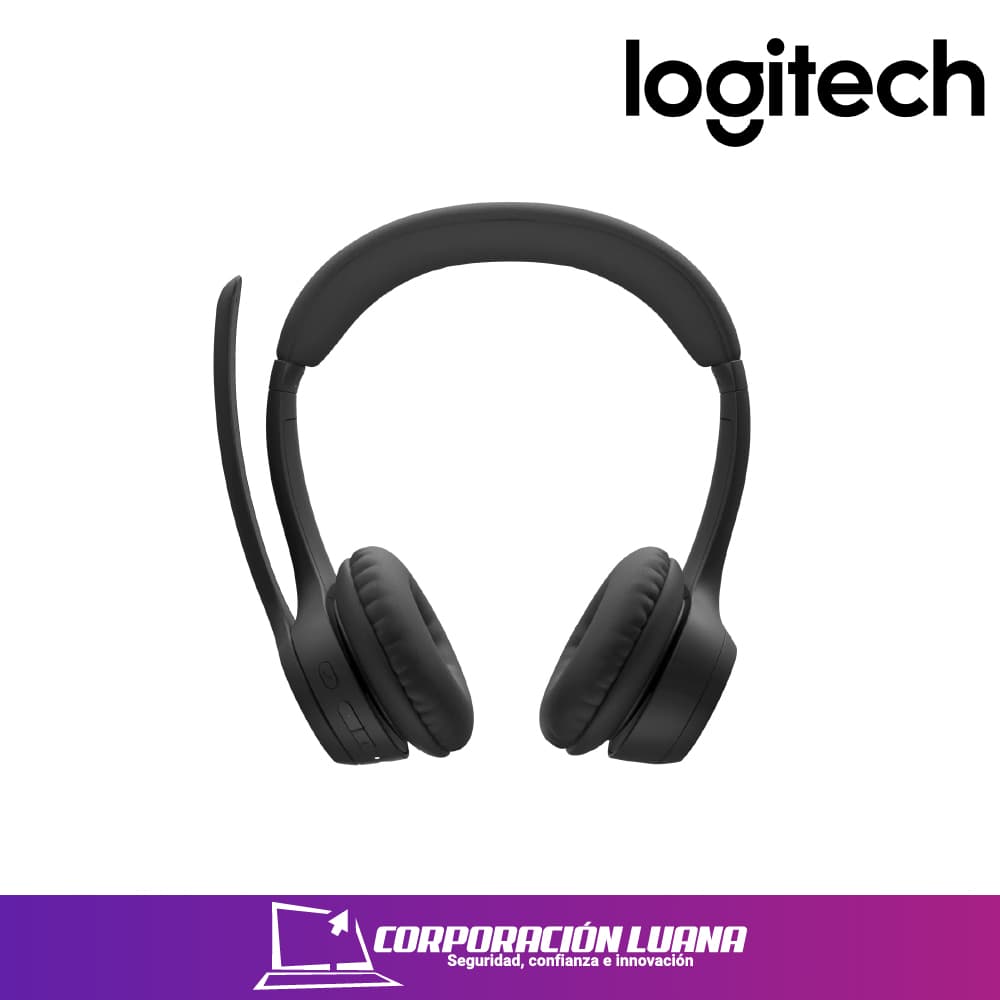 Imagen de AUDIFONOS LOGITECH ZONE 300 ( 981-001406 ) NEGRO | BT | 20 HORAS