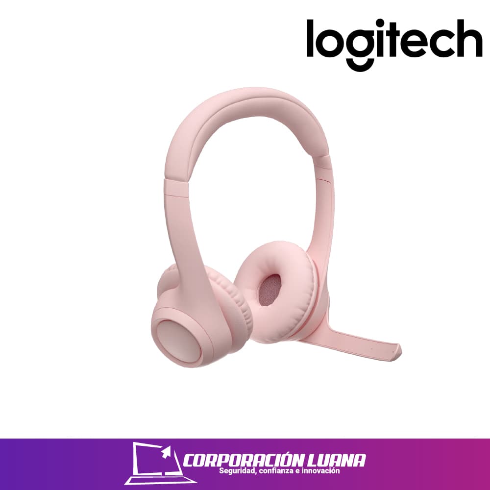 Imagen de AUDIFONOS LOGITECH ZONE 300 ( 981-001411 ) ROSADO| BT | 20 HORAS