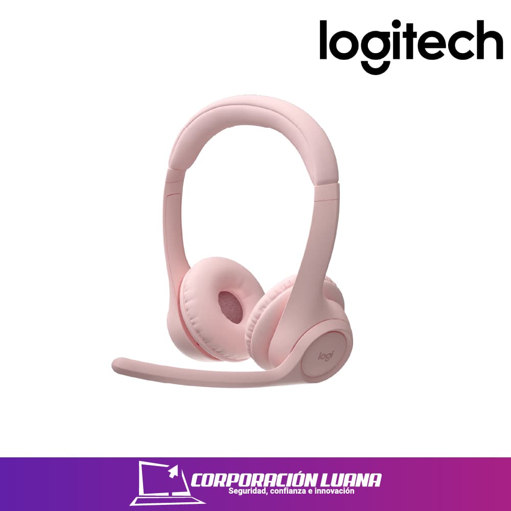 Foto del producto AUDIFONOS LOGITECH ZONE 300 ( 981-001411 ) ROSADO| BT | 20 HORAS