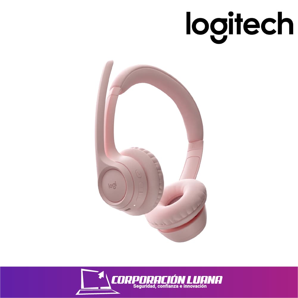 Imagen de AUDIFONOS LOGITECH ZONE 300 ( 981-001411 ) ROSADO| BT | 20 HORAS