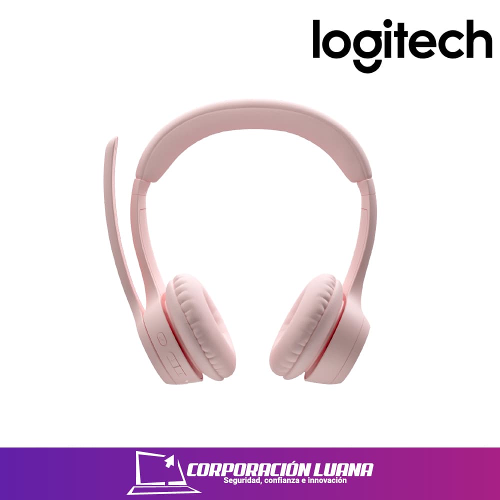 Imagen de AUDIFONOS LOGITECH ZONE 300 ( 981-001411 ) ROSADO| BT | 20 HORAS
