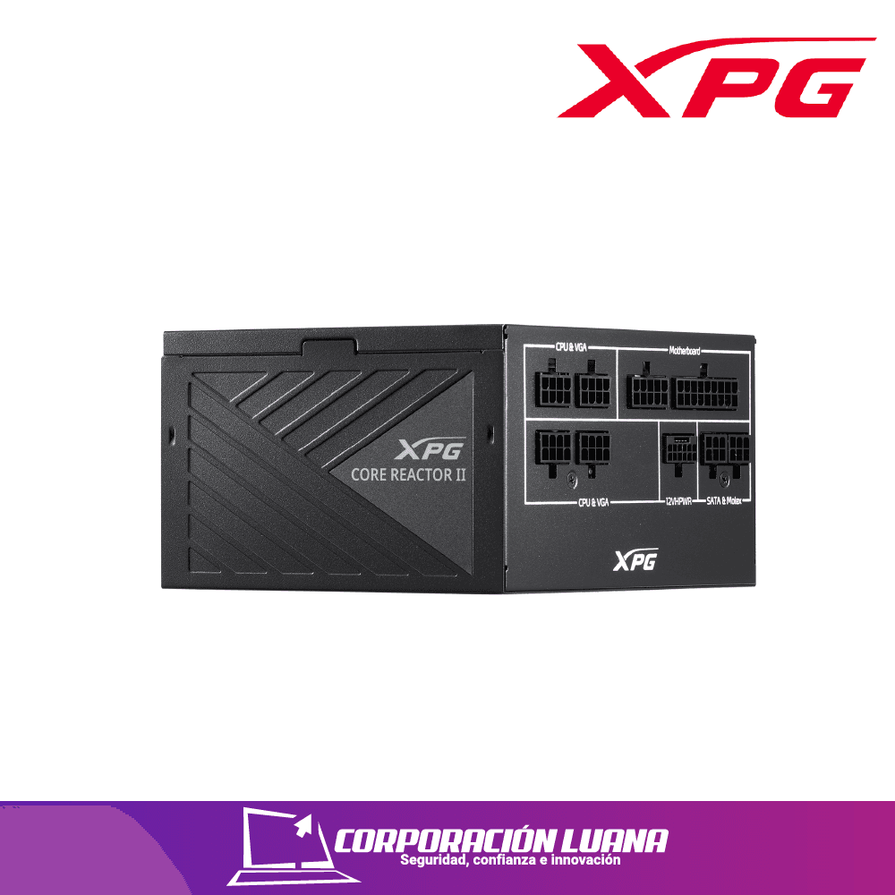 FUENTE DE PODER XPG CORE REACTOR II 750W ( C-REACTORII750G-BKCUS ) GOLD | MODULAR