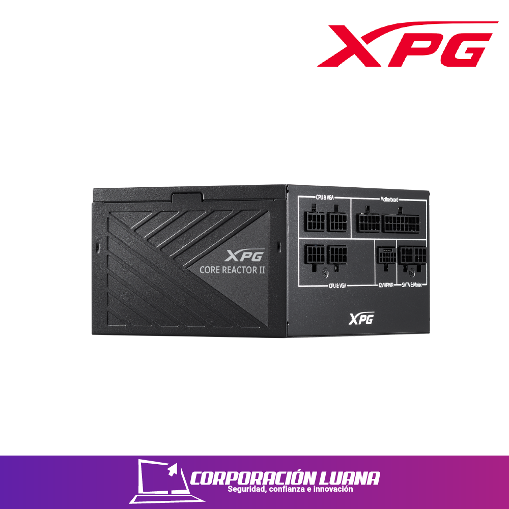 Imagen de FUENTE DE PODER XPG CORE REACTOR II 850W ( C-REACTORII850G-BKCUS ) GOLD | MODULAR