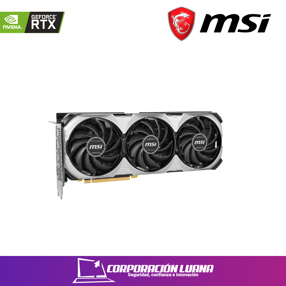 Imagen de TARJETA DE VIDEO MSI GEFORCE RTX 4060 TI VENTUS 3X 8G OC, 8GB GDDR6, PCIE 4.0 X16 (X8) PUERTOS: 3 X DISPLAYPORT / 1 X HDMI RTX (4060 TI VENTUS 3X 8G O