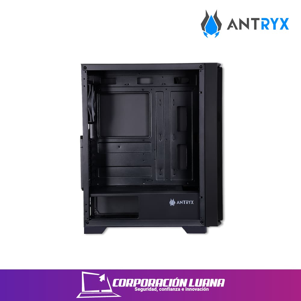Imagen de CASE ANTRYX RX-270 ( AC-RX270KFR ) S/ FUENTE | NEGRO | X4 FAN | LED FRGB