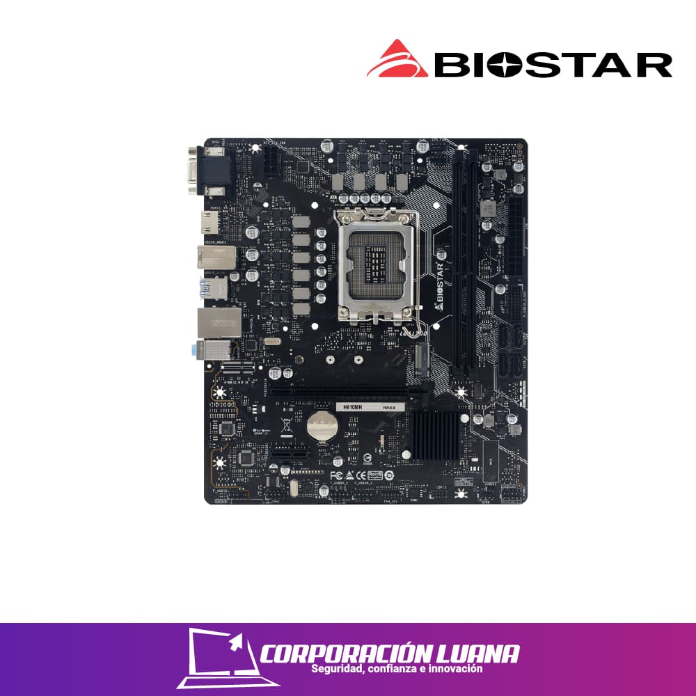 Imagen de MOTHERBOARD BIOSTAR ( H610MH ) LGA1700