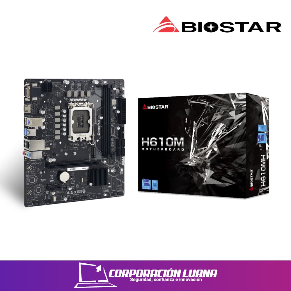 Foto del producto MOTHERBOARD BIOSTAR ( H610MH ) LGA1700