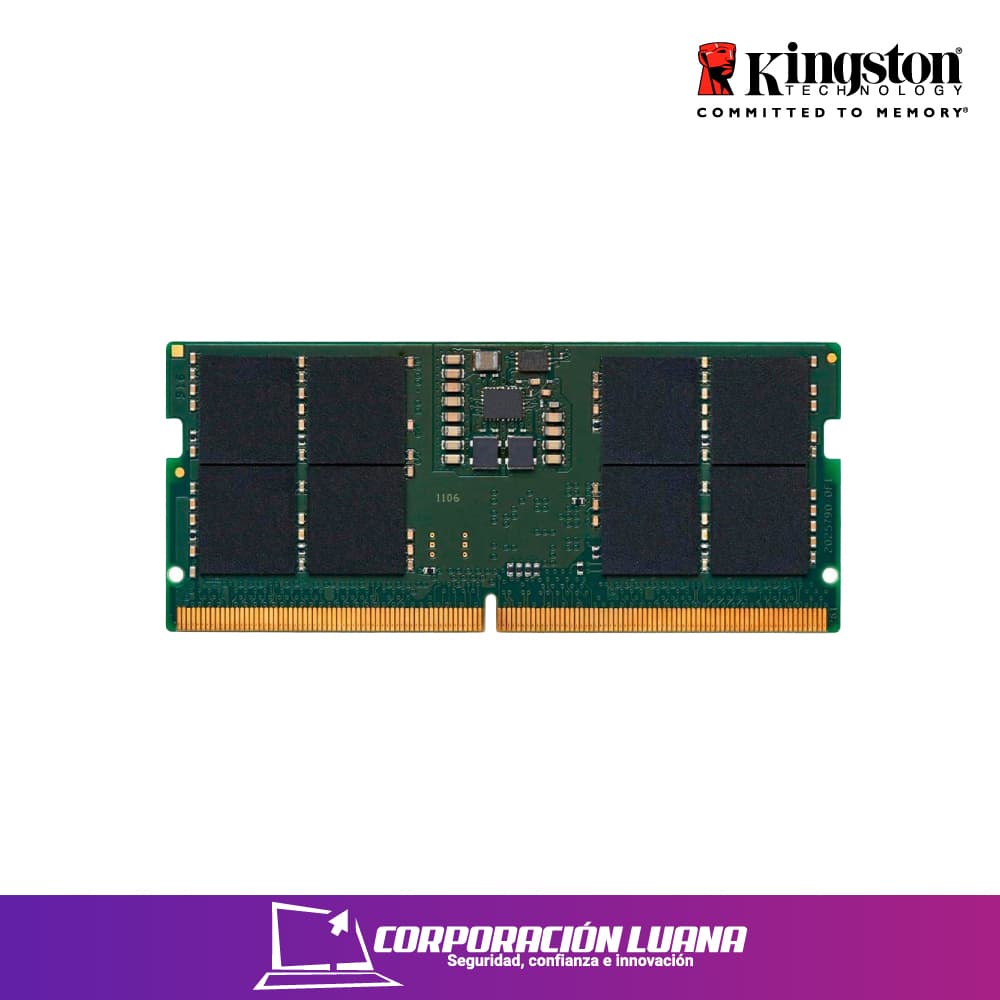 Imagen de MEMORIA RAM SODIMM KINGSTON 16GB 5200 MHZ ( KVR52S42BS8-16 ) DDR5