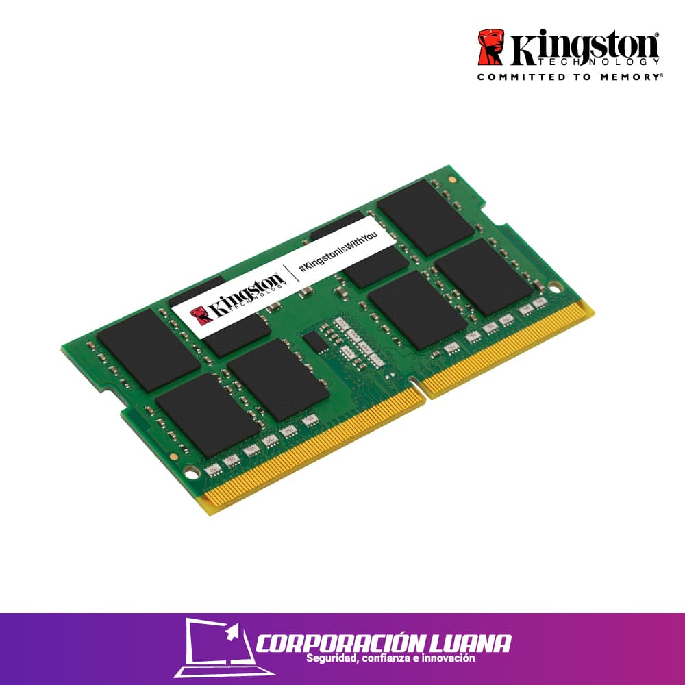 Imagen de MEMORIA RAM SODIMM KINGSTON 32GB 5200MHZ ( KVR52S42BD8-32 ) DDR5