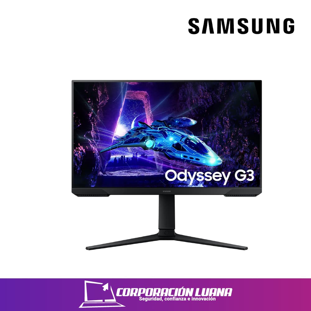Foto del producto MONITOR GAMER SAMSUNG ODYSSEY G3 24" FHD ( LS24DG300ELXPE ) 1920 X 1080 | 180 HZ | 1MS | HDMI - DP
