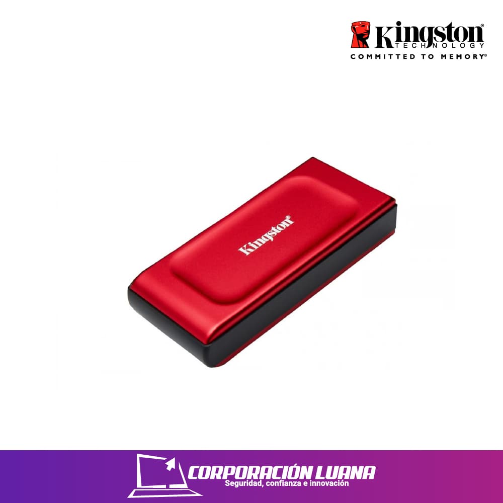 Imagen de SSD EXTERNO KINGSTON 2TB ( XS1000R ) ROJO | 1050MB/S | USB 3.2
