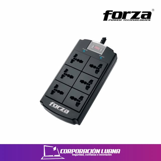 SUPRESOR FORZA 1080 JOULES ( FSP-06MN ) 6 PUERTOS