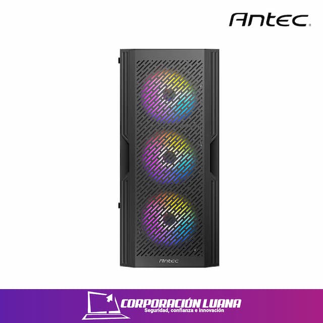 CASE ANTEC AX20 ELITE RGB ( 0-761345-10066-3 ) S/FUENTE | NEGRO | VIDRIO TEMPLADO USB 3.0/USB 2.0