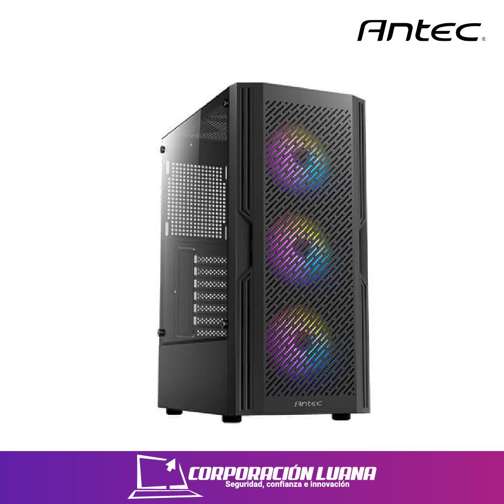 CASE ANTEC AX20 ELITE RGB ( 0-761345-10066-3 ) S/FUENTE | NEGRO | VIDRIO TEMPLADO USB 3.0/USB 2.0