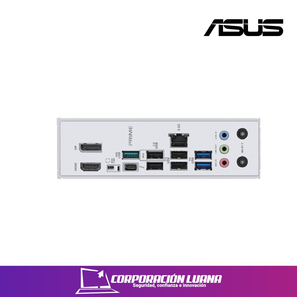 Imagen de MOTHERBOARD ASUS PRIME Z890-P WIFI ( 90MB1I70-M0EAY0 ) DDR5 | WIFI 7 - BT 5.4 | PCIE 5.0 | LGA1851