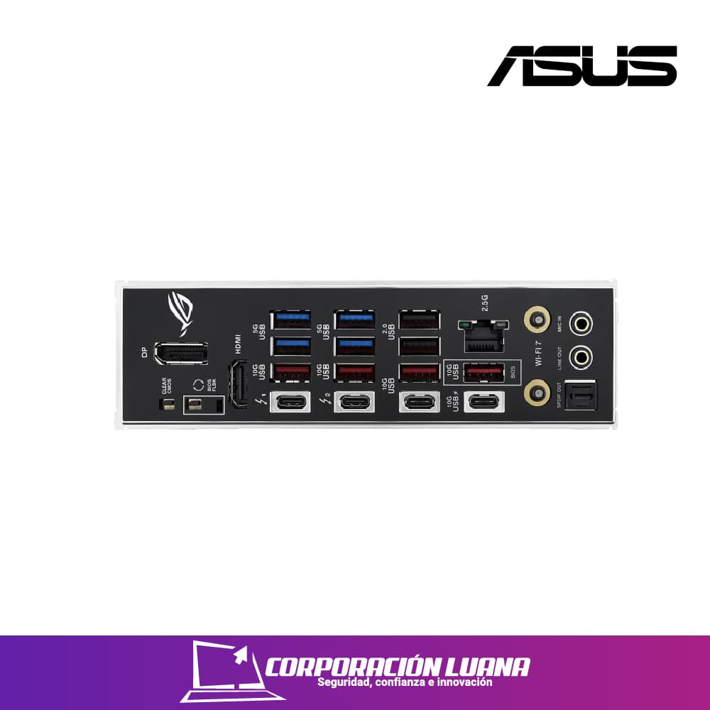 Imagen de MOTHERBOARD ASUS ROG STRIX Z890-F GAMING WIFI ( 90MB1I40-M0EAY0 ) DDR5 | WIFI 7 - BT 5.4 | PCIE 5.0 | LGA1851